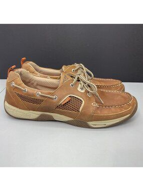 Sperry Top Sider Sea Kite Sport Moc Boat Shoes Casual Leather Brown Mens 13